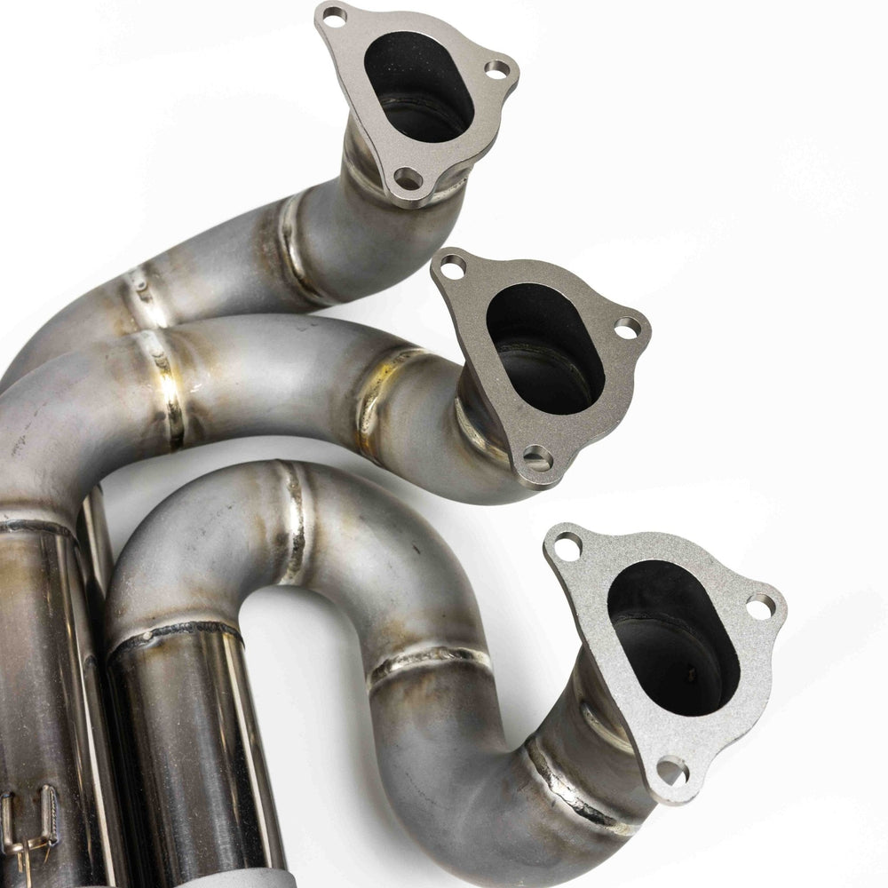 718 GT4 Street Header and Mega Crack Pipe Exhaust - Dundon Motorsports