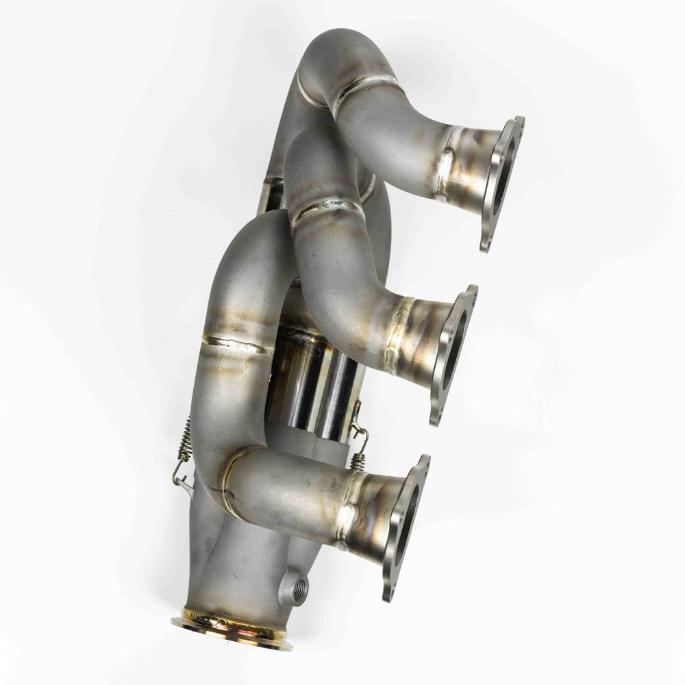 718 GT4 Street Header and Mega Crack Pipe Exhaust - Dundon Motorsports