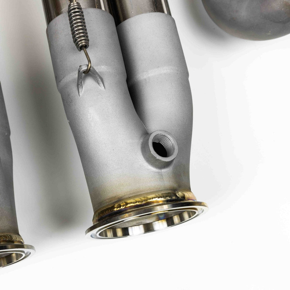 718 GT4 Street Header and Mega Crack Pipe Exhaust - Dundon Motorsports