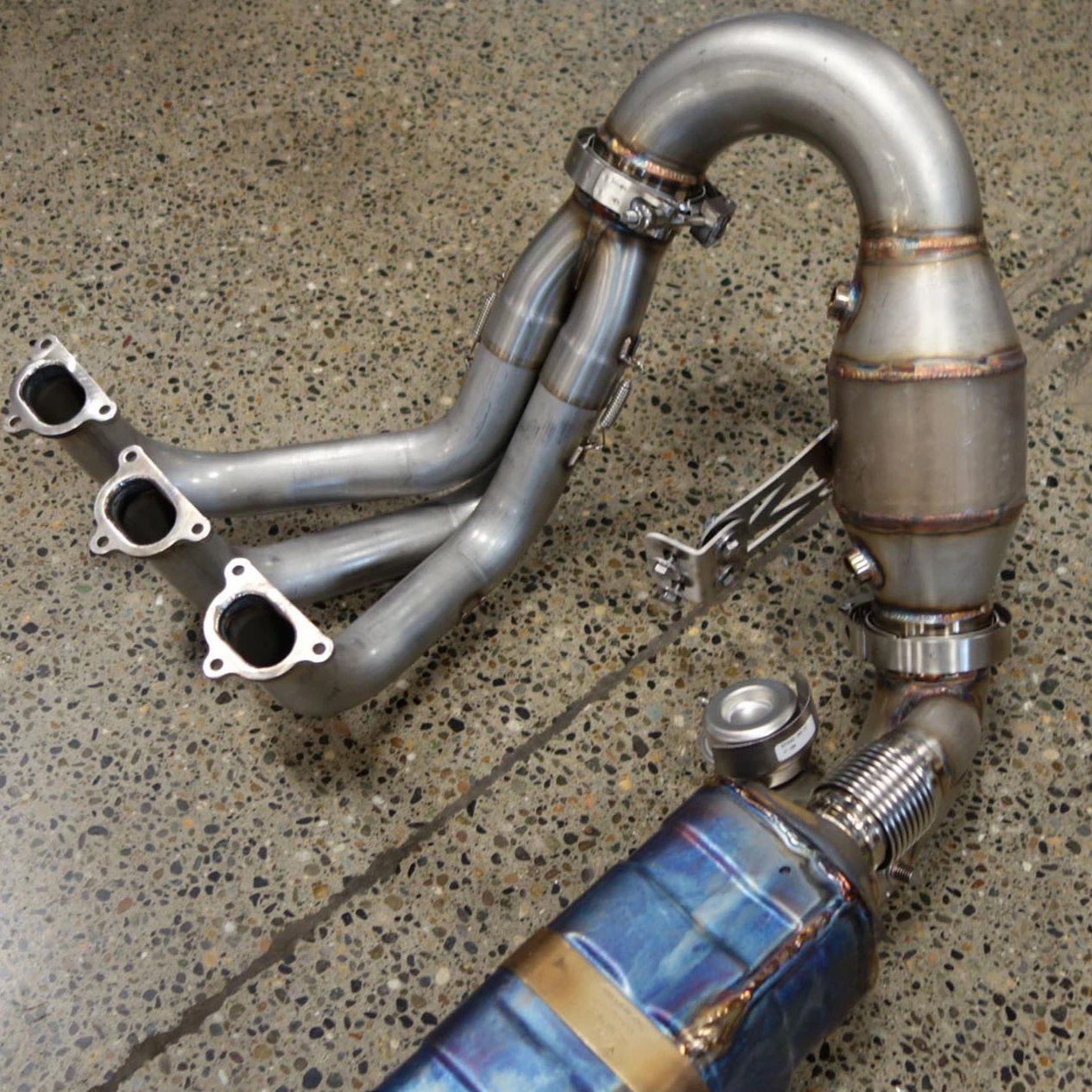 991 GT  Long Tube Street Header Exhaust System - Dundon Motorsports